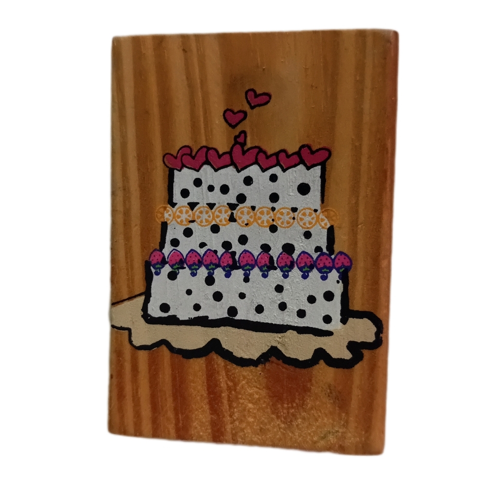 Decorative Cake Design Stamp - Multicolor